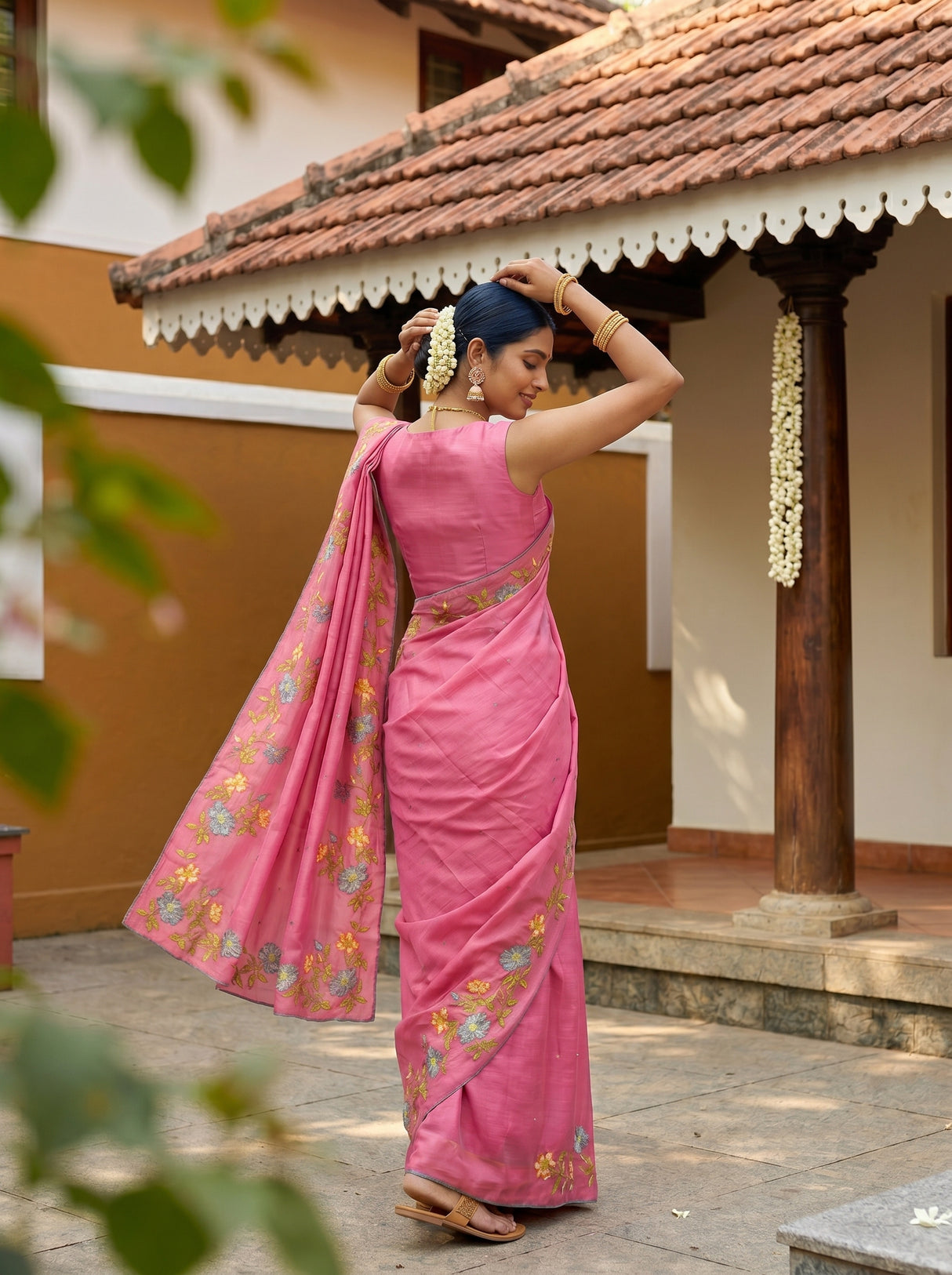 MIMOSA Saree Saree — pose 9 styling detail