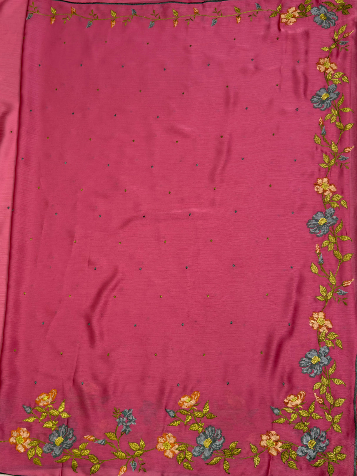 MIMOSA Saree Saree — pallu and zari work detail