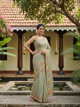 MIMOSA Saree Saree — pose 4 styling detail