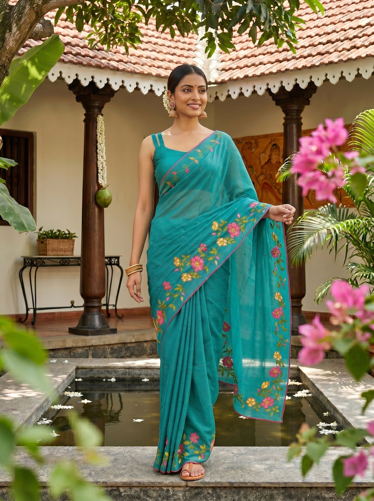 MIMOSA Saree Saree — pose 6 styling detail