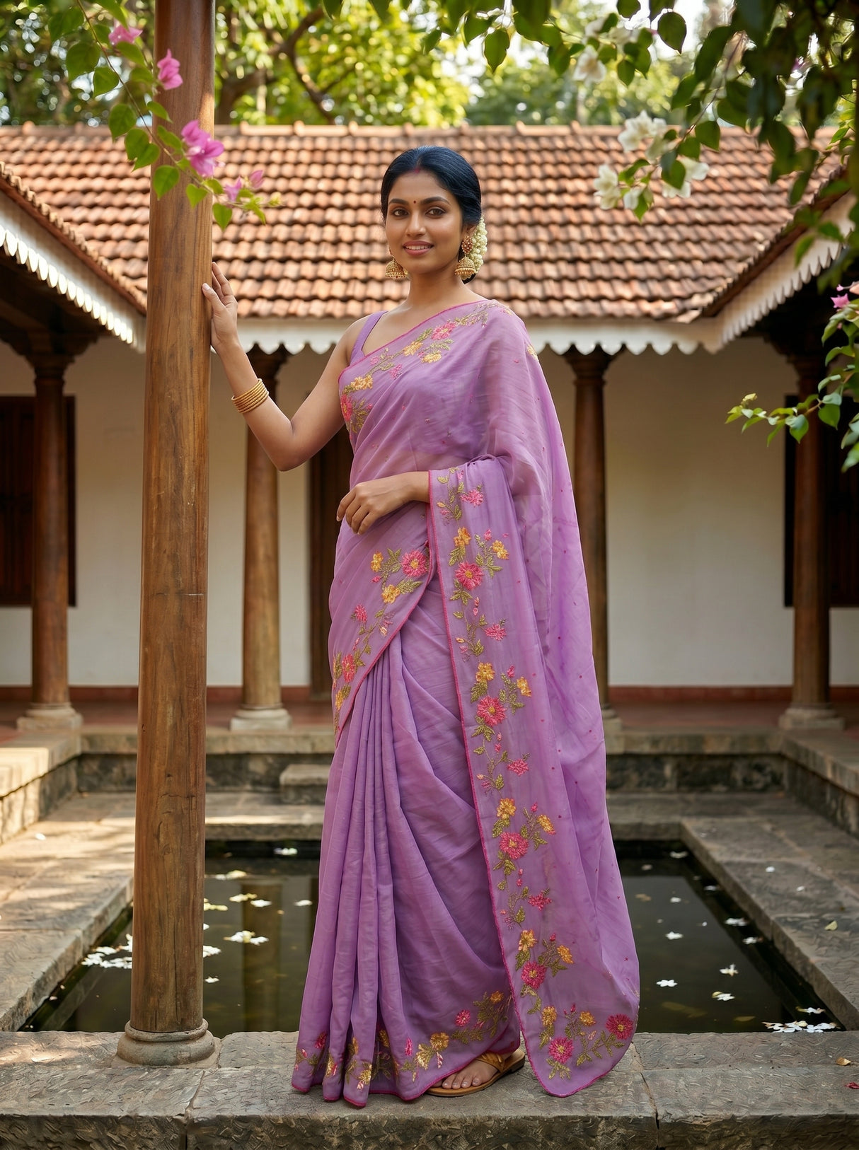 MIMOSA Saree Saree — pose 5 styling detail