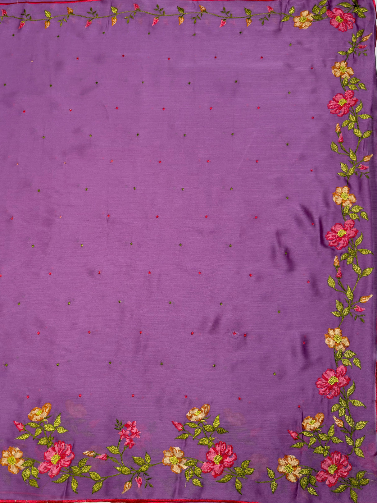 MIMOSA Saree Saree — pallu and zari work detail