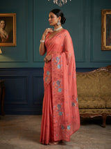 MIMOSA Gajari Saree Saree — pose 3 styling detail