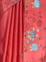 MIMOSA Gajari Saree Saree — fleets shot full lifestyle