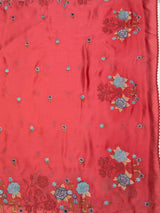 MIMOSA Gajari Saree Saree — pallu and zari work detail
