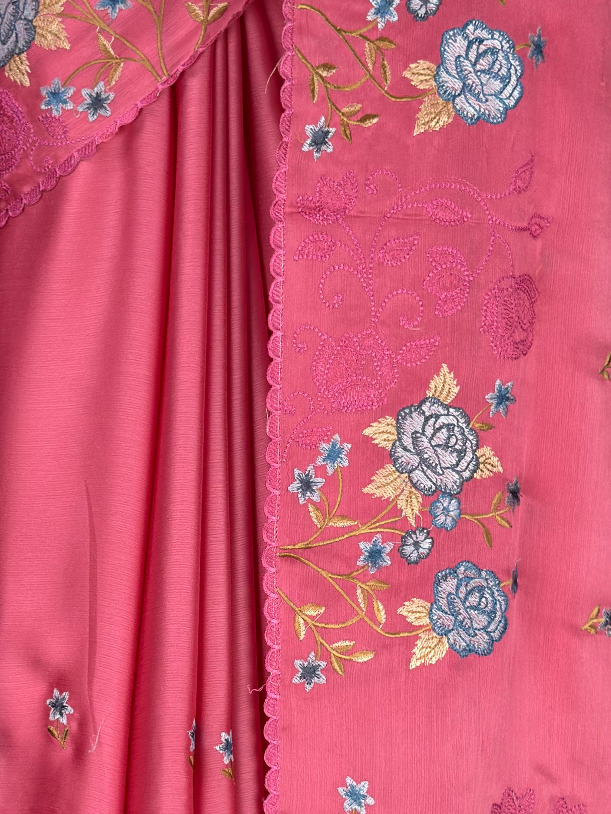 MIMOSA Pink Saree Saree — fleets shot full lifestyle