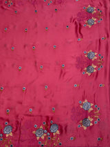 MIMOSA Pink Saree Saree — pallu and zari work detail