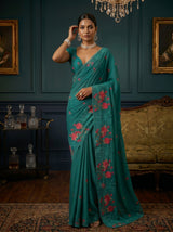 MIMOSA Rama Saree Saree — pose 4 styling detail