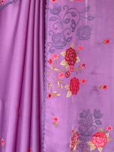 MIMOSA Violet Saree Saree — fleets shot full lifestyle