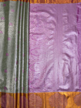 MIMOSA Saree Saree — pallu and zari work detail