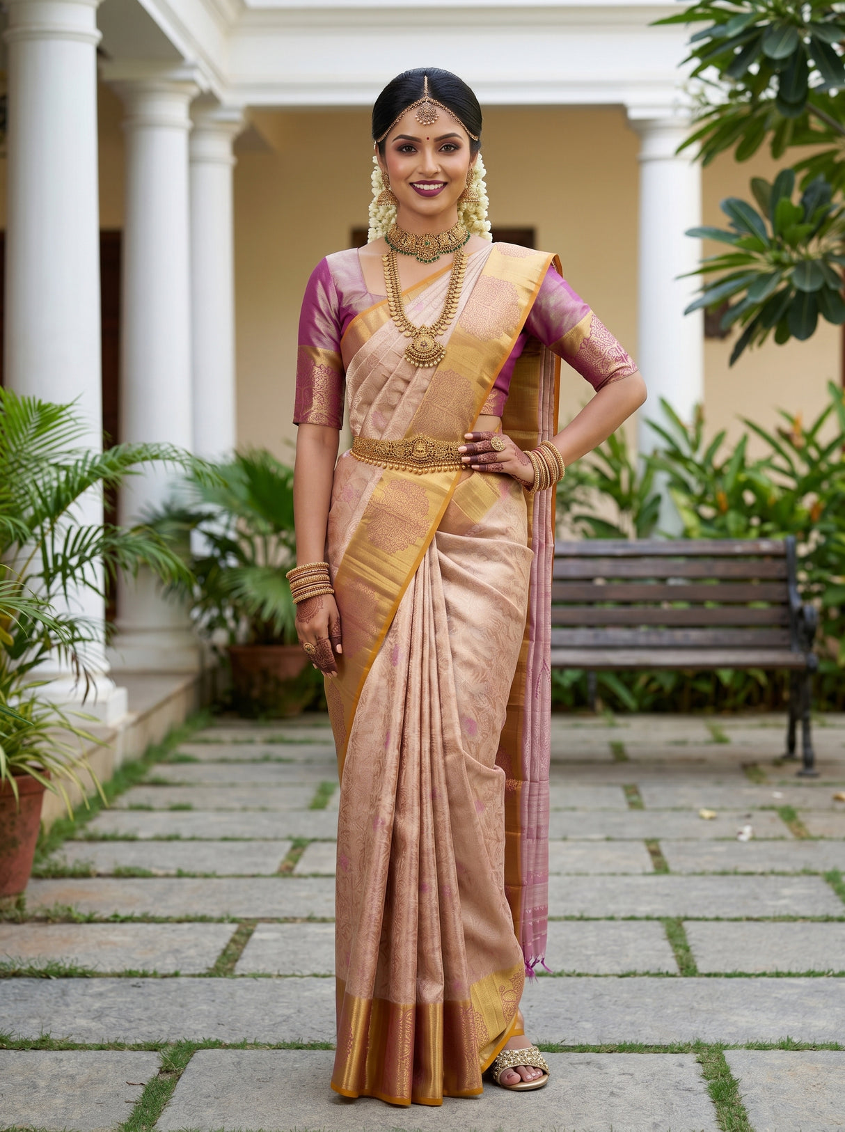MIMOSA Saree Saree — pose 4 styling detail