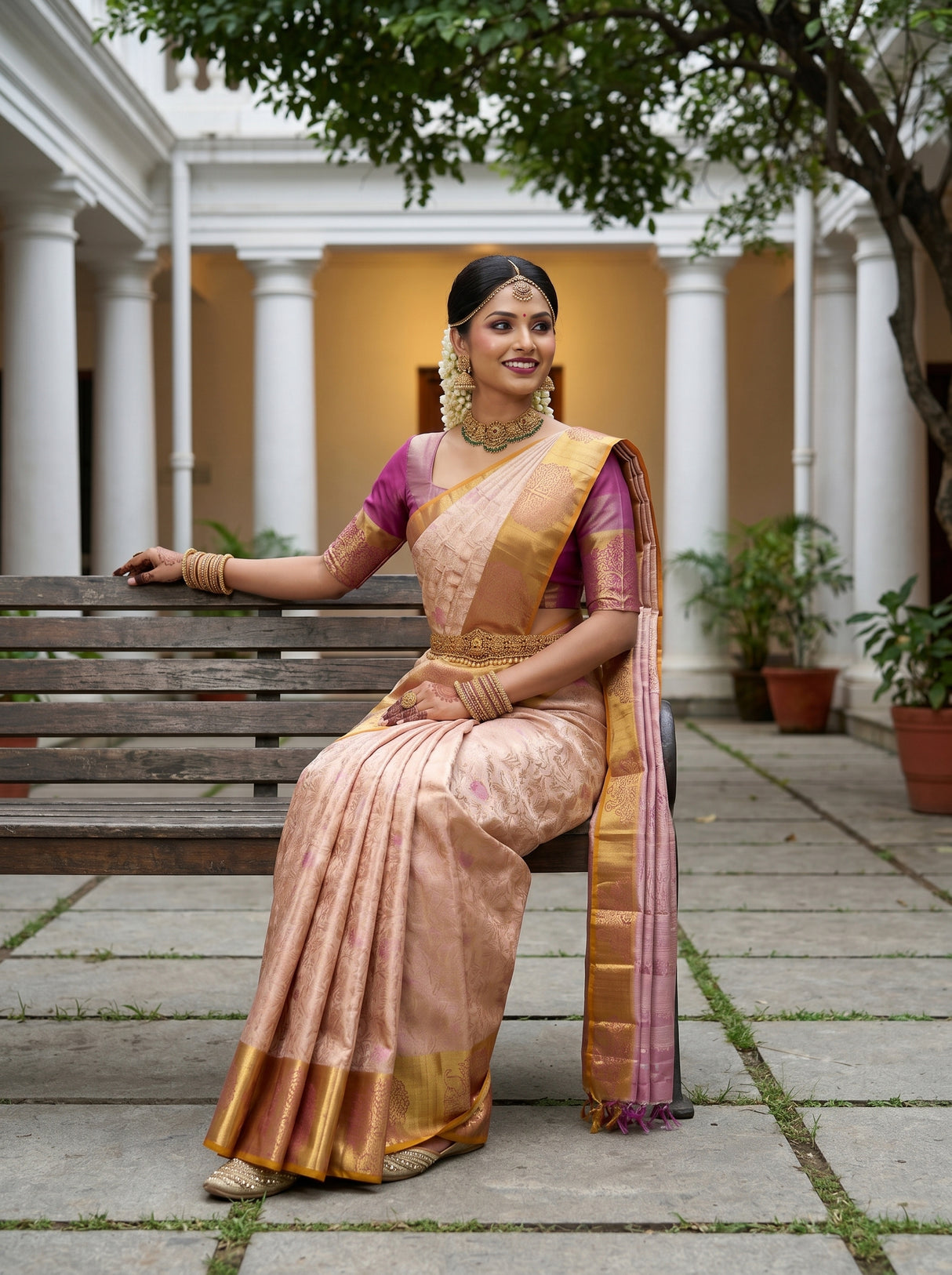 MIMOSA Saree Saree — pose 5 styling detail