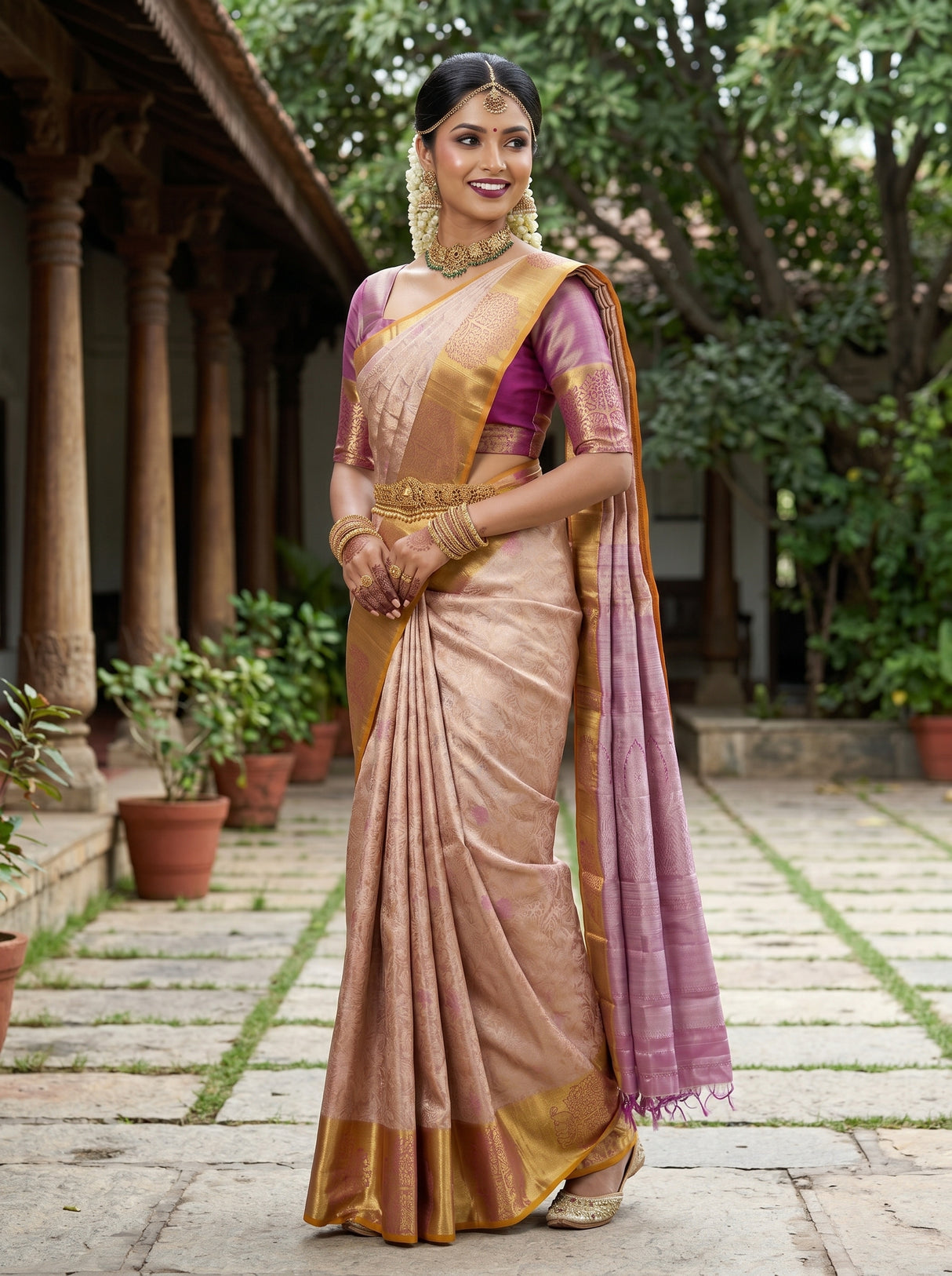 MIMOSA Saree Saree — pose 9 styling detail