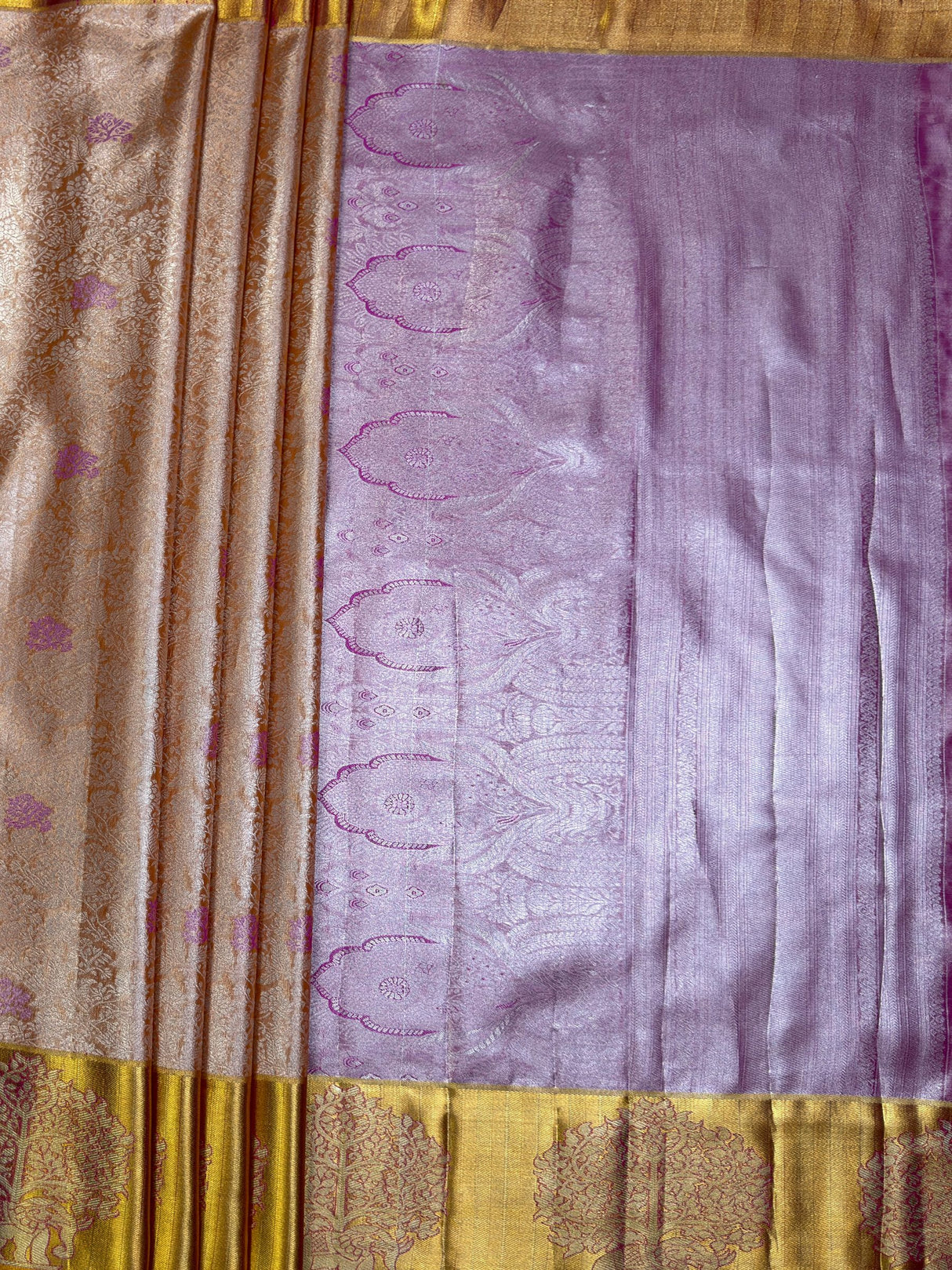 MIMOSA Saree Saree — pallu and zari work detail