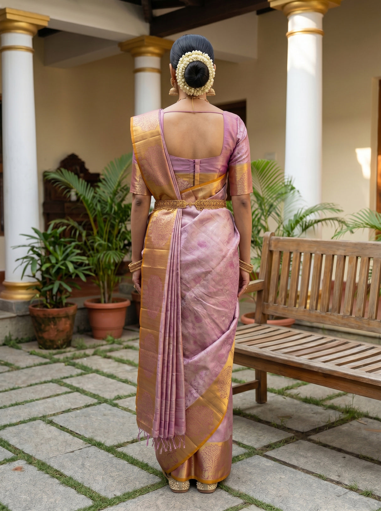 MIMOSA Saree Saree — pose 2 styling detail