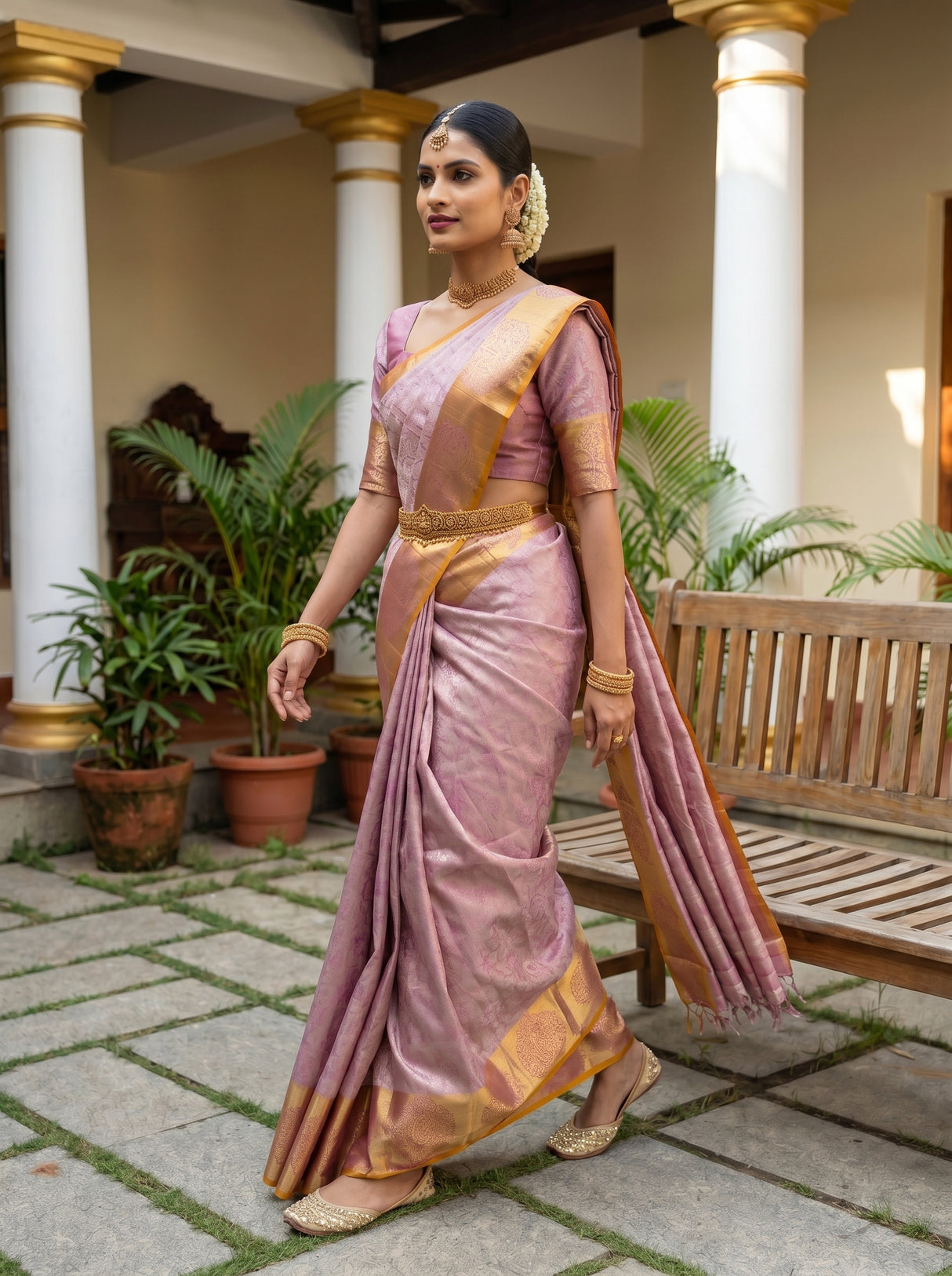 MIMOSA Saree Saree — pose 6 styling detail