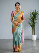 MIMOSA Saree Saree — front view on mannequin