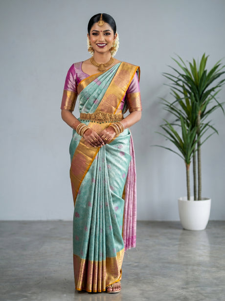 MIMOSA Saree Saree — front view on mannequin