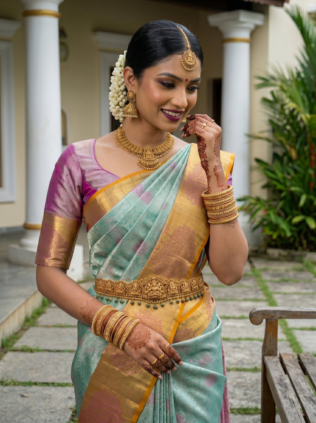 MIMOSA Saree Saree — pose 10 styling detail