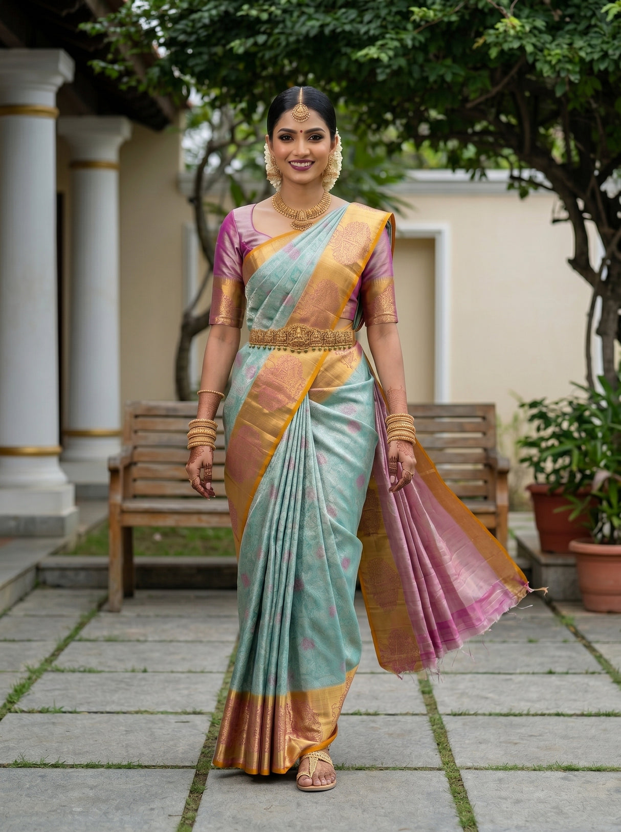 MIMOSA Saree Saree — pose 6 styling detail