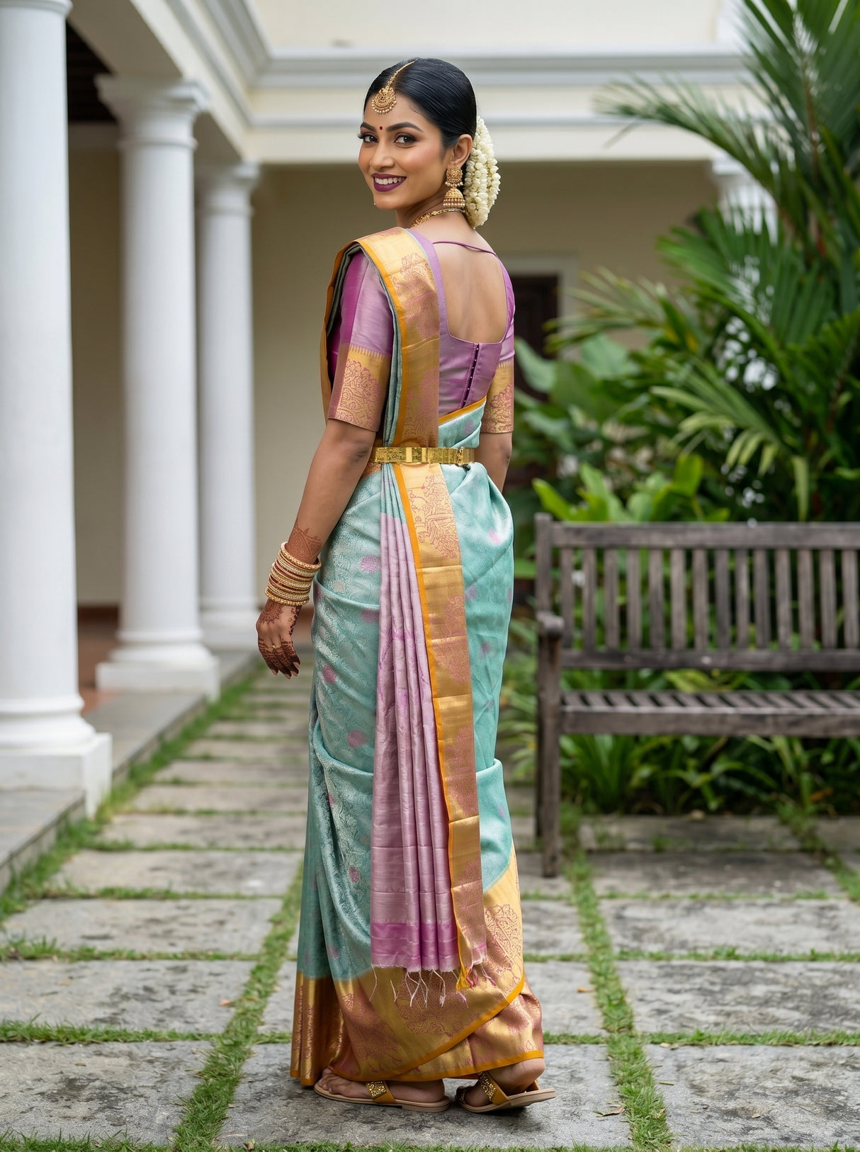 MIMOSA Saree Saree — pose 7 styling detail