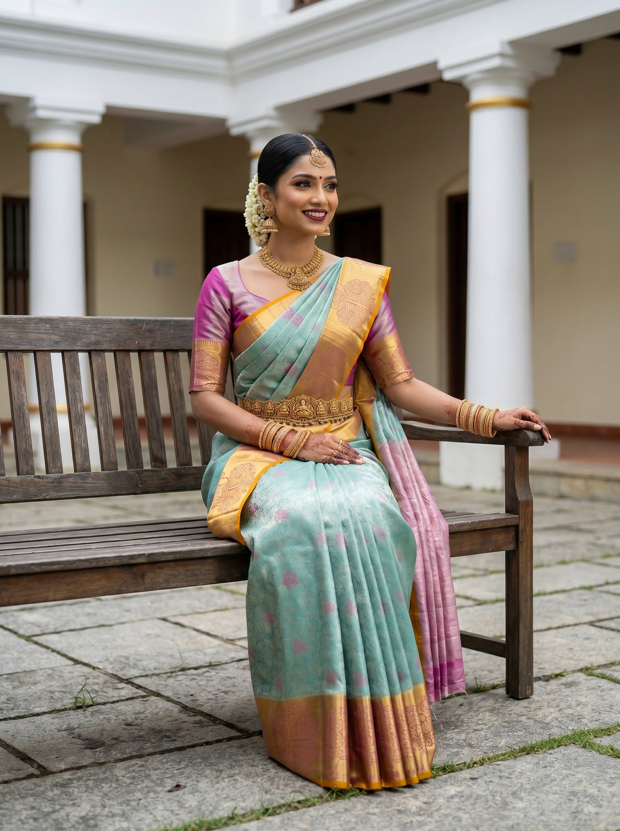 MIMOSA Saree Saree — pose 8 styling detail