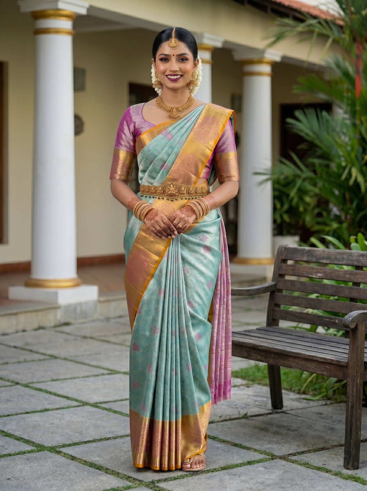 MIMOSA Saree Saree — pose 9 styling detail
