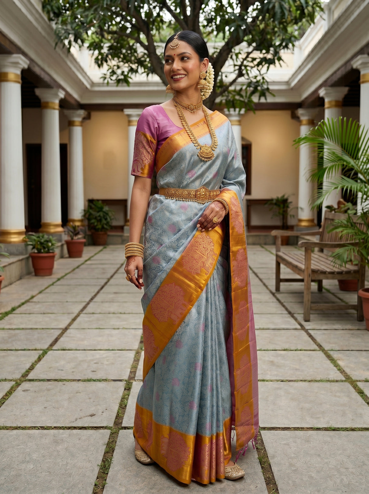 MIMOSA Saree Saree — pose 5 styling detail