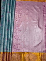 MIMOSA Saree Saree — pallu and zari work detail