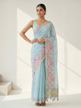 MIMOSA Ananda Saree Saree — pose 4 styling detail