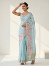 MIMOSA Ananda Saree Saree — pose 5 styling detail