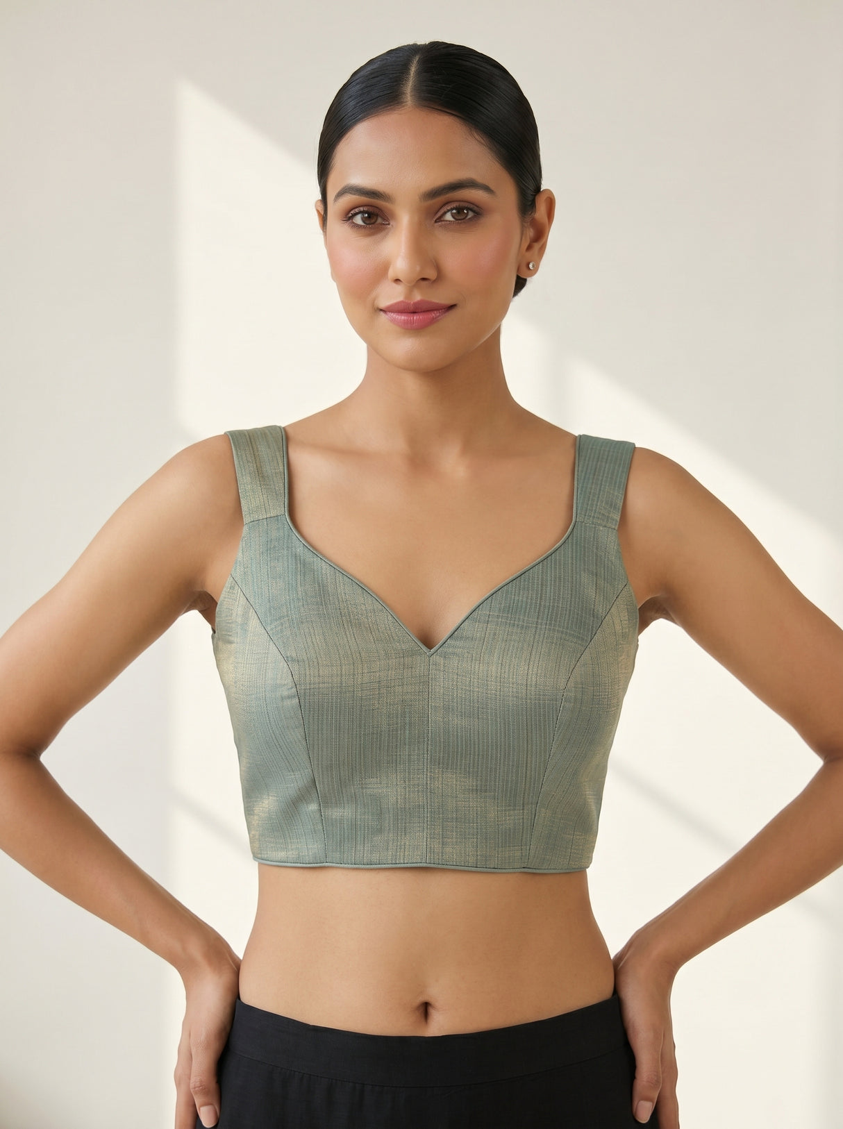 MIMOSA Ananda Saree Saree — blouse close-up