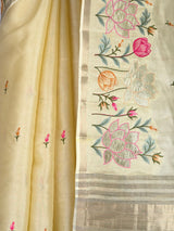 MIMOSA Yellow Banarasi Saree — fleets shot full lifestyle