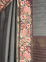 MIMOSA Chocolate Banarasi Saree — fleets shot full lifestyle
