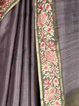 MIMOSA Olive Banarasi Saree — fleets shot full lifestyle