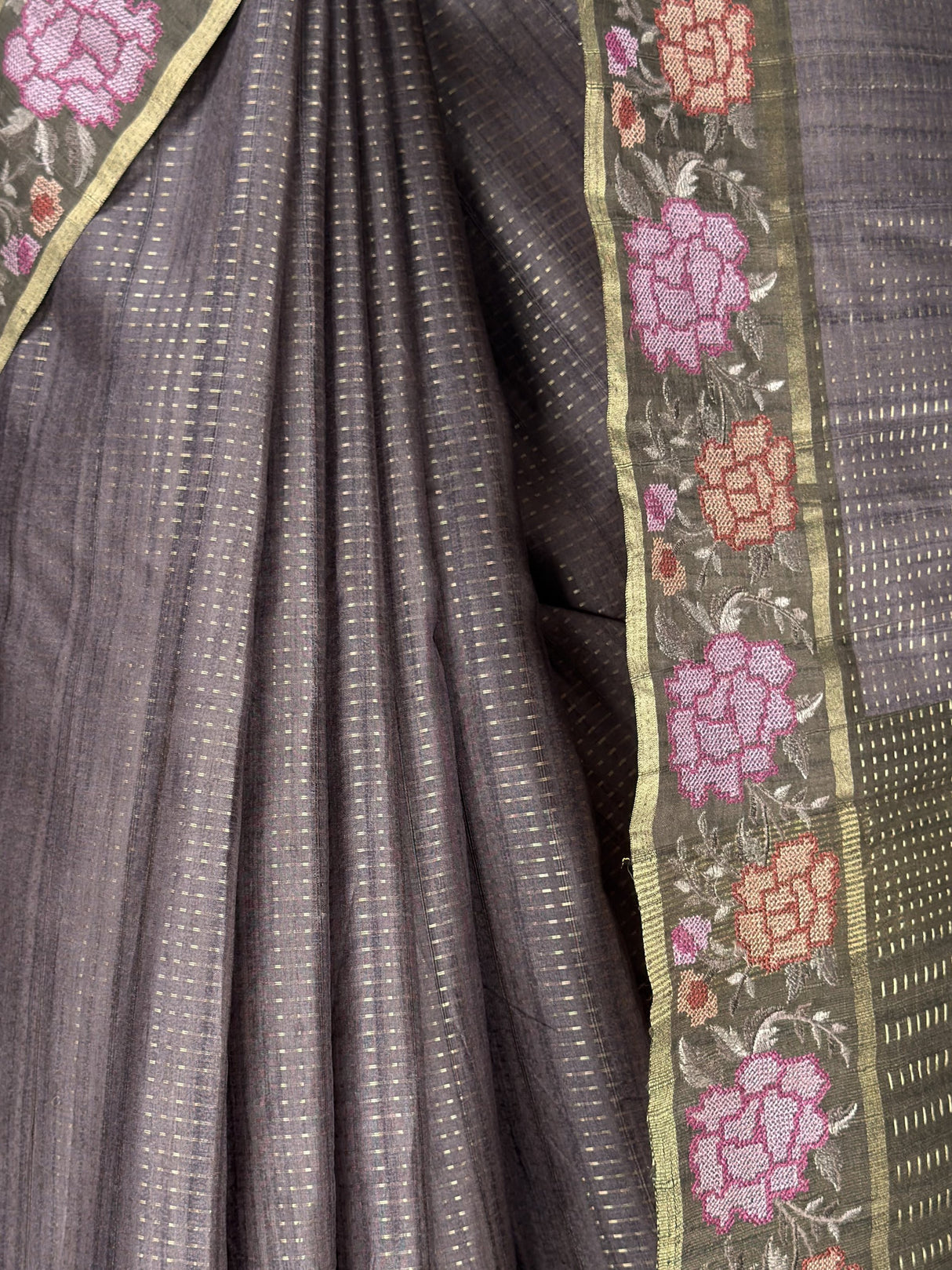 MIMOSA Olive Banarasi Art Silk Saree — fleets shot full lifestyle
