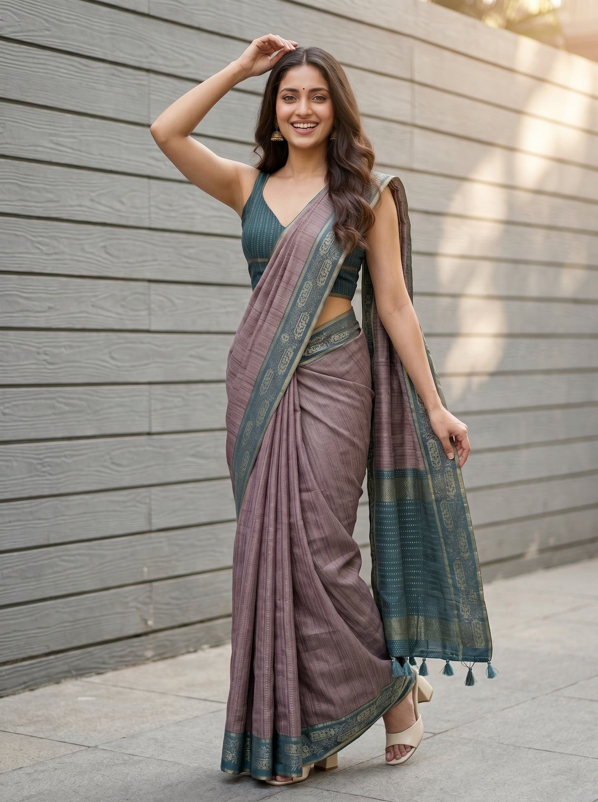 MIMOSA Saree Saree — pose 9 styling detail