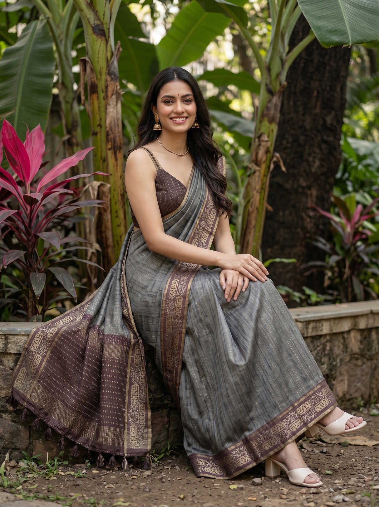 MIMOSA Saree Saree — pose 8 styling detail