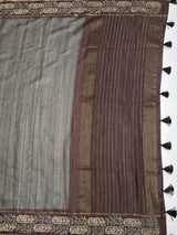MIMOSA Saree Saree — pallu and zari work detail