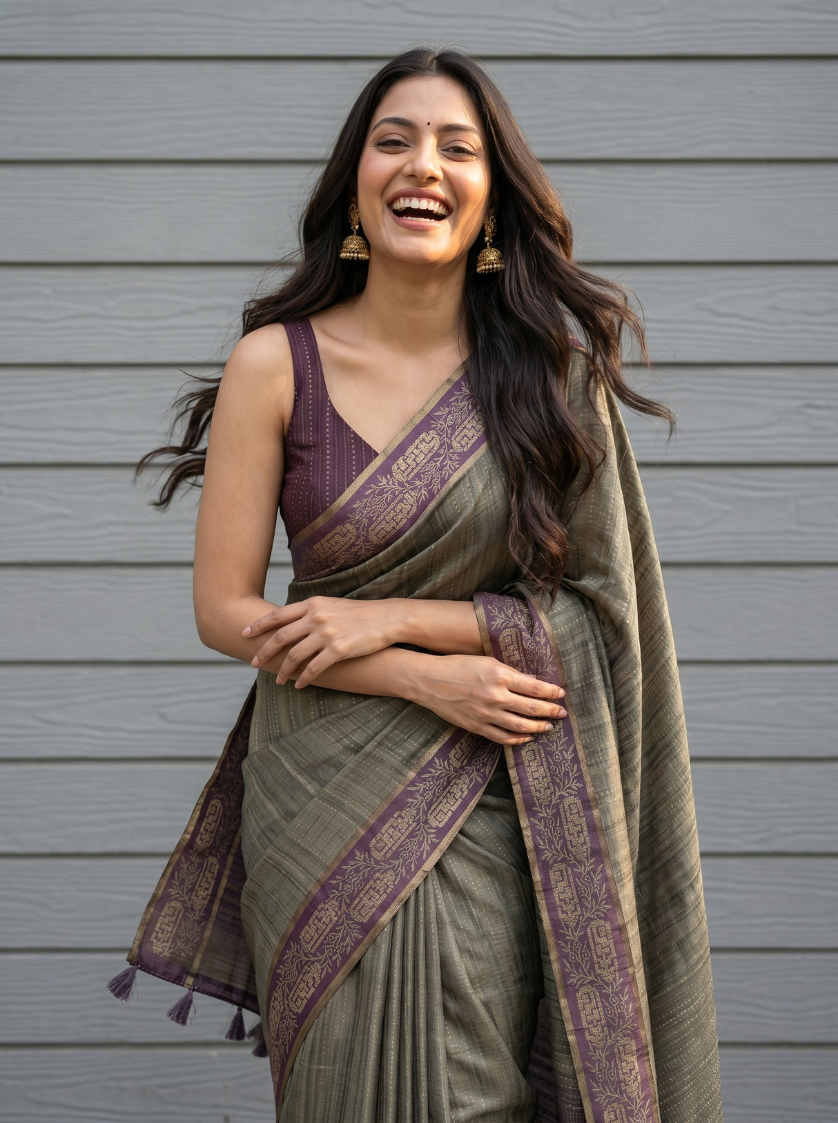MIMOSA Saree Saree — pose 10 styling detail
