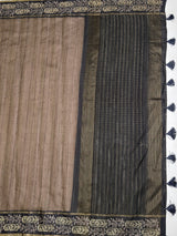 MIMOSA Saree Saree — pallu and zari work detail