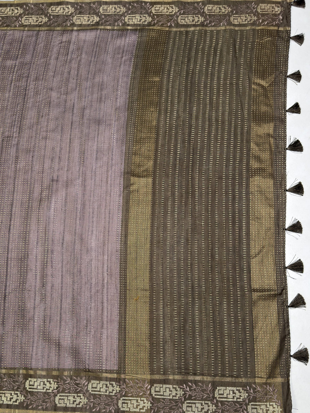 MIMOSA Saree Saree — pallu and zari work detail