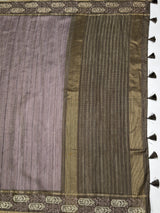 MIMOSA Saree Saree — pallu and zari work detail