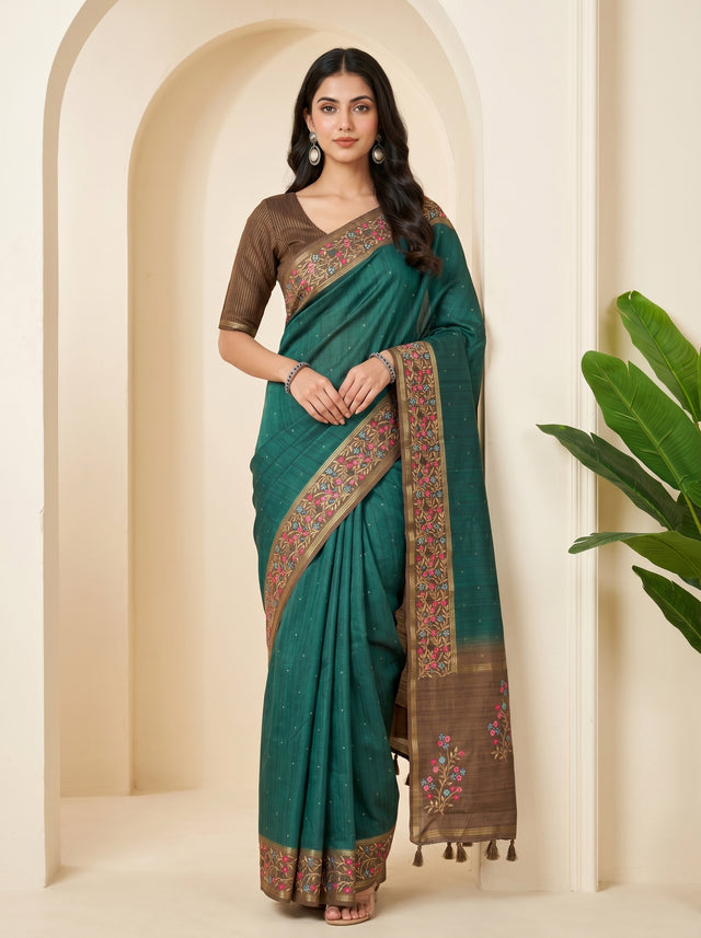 MIMOSA Saree Saree — front view on mannequin