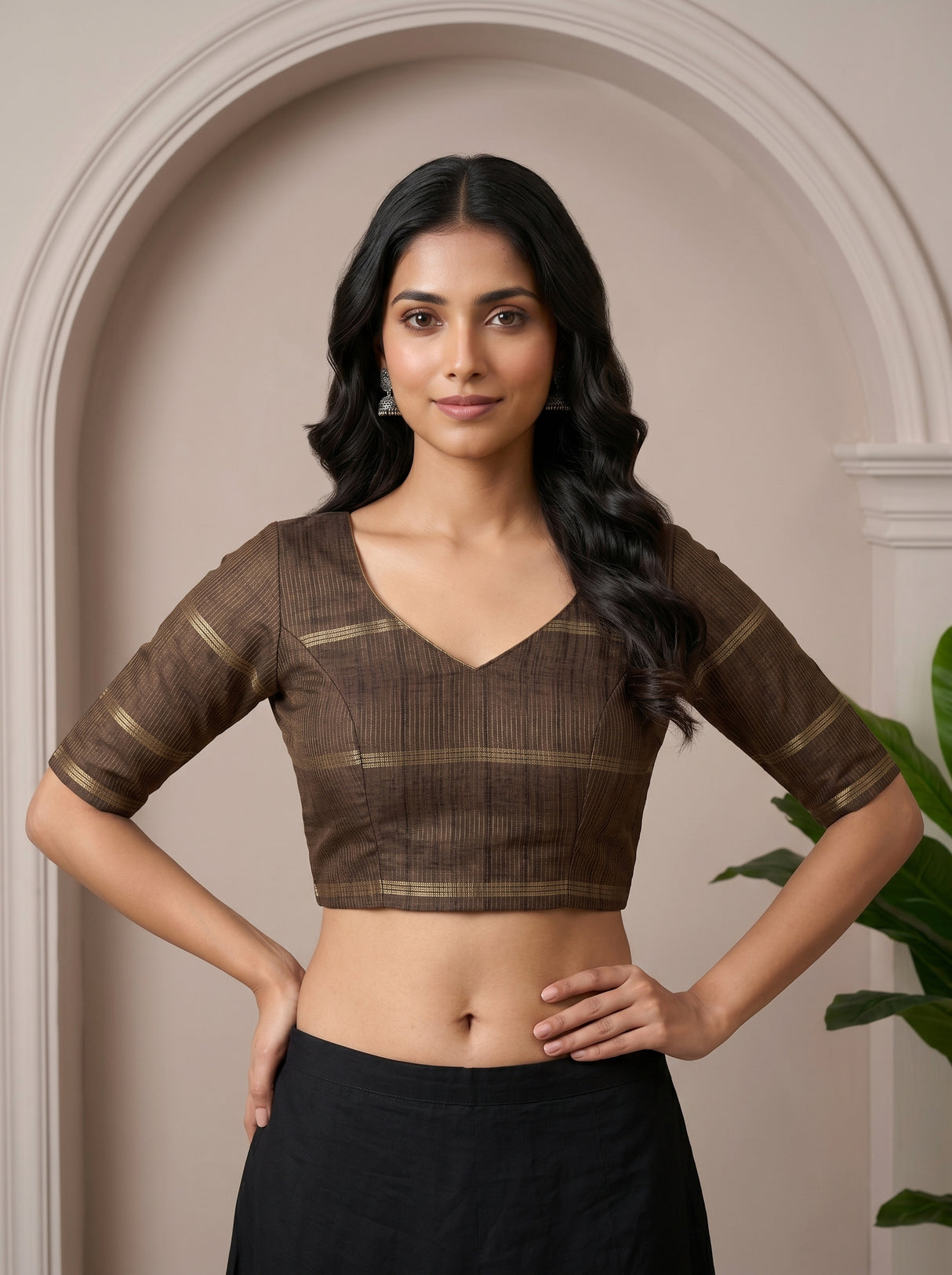 MIMOSA Saree Saree — blouse close-up