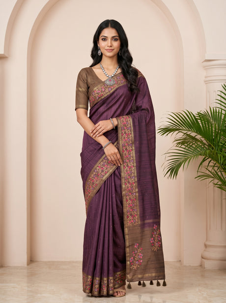 MIMOSA Saree Saree — front view on mannequin