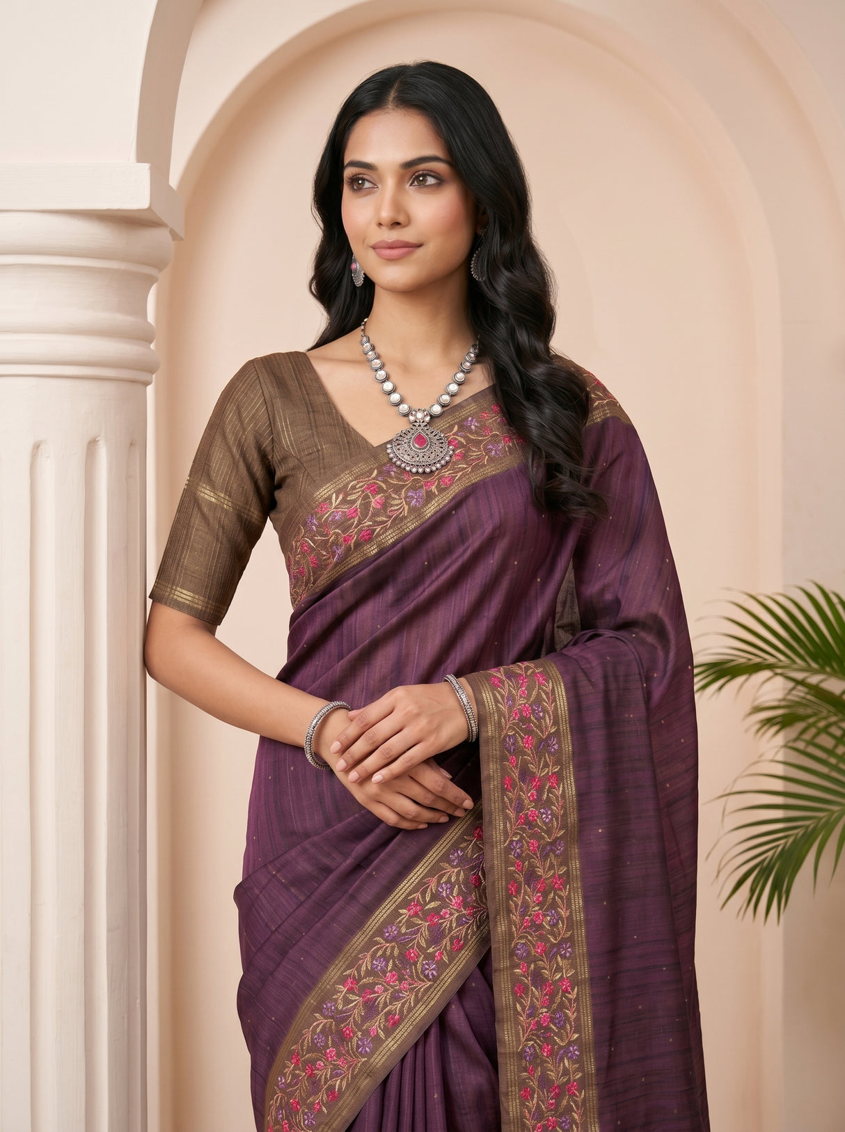MIMOSA Saree Saree — pose 10 styling detail