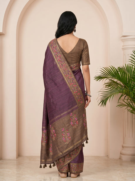 MIMOSA Saree Saree — pose 2 styling detail