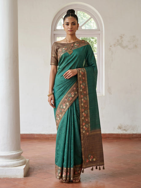 MIMOSA Saree Saree — front view on mannequin