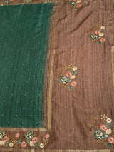 MIMOSA Saree Saree — pallu and zari work detail